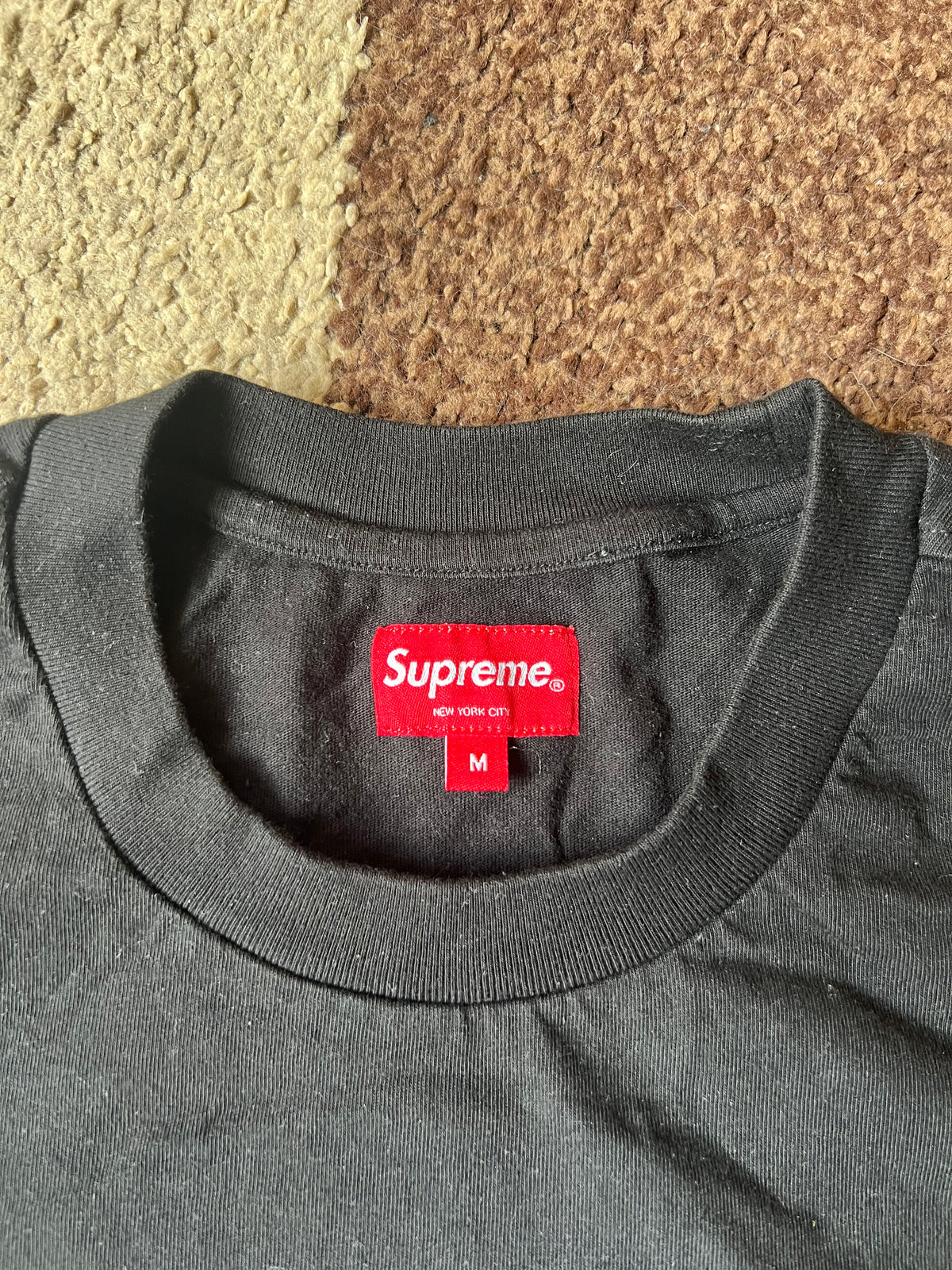 Supreme T-Shirt all black (M)