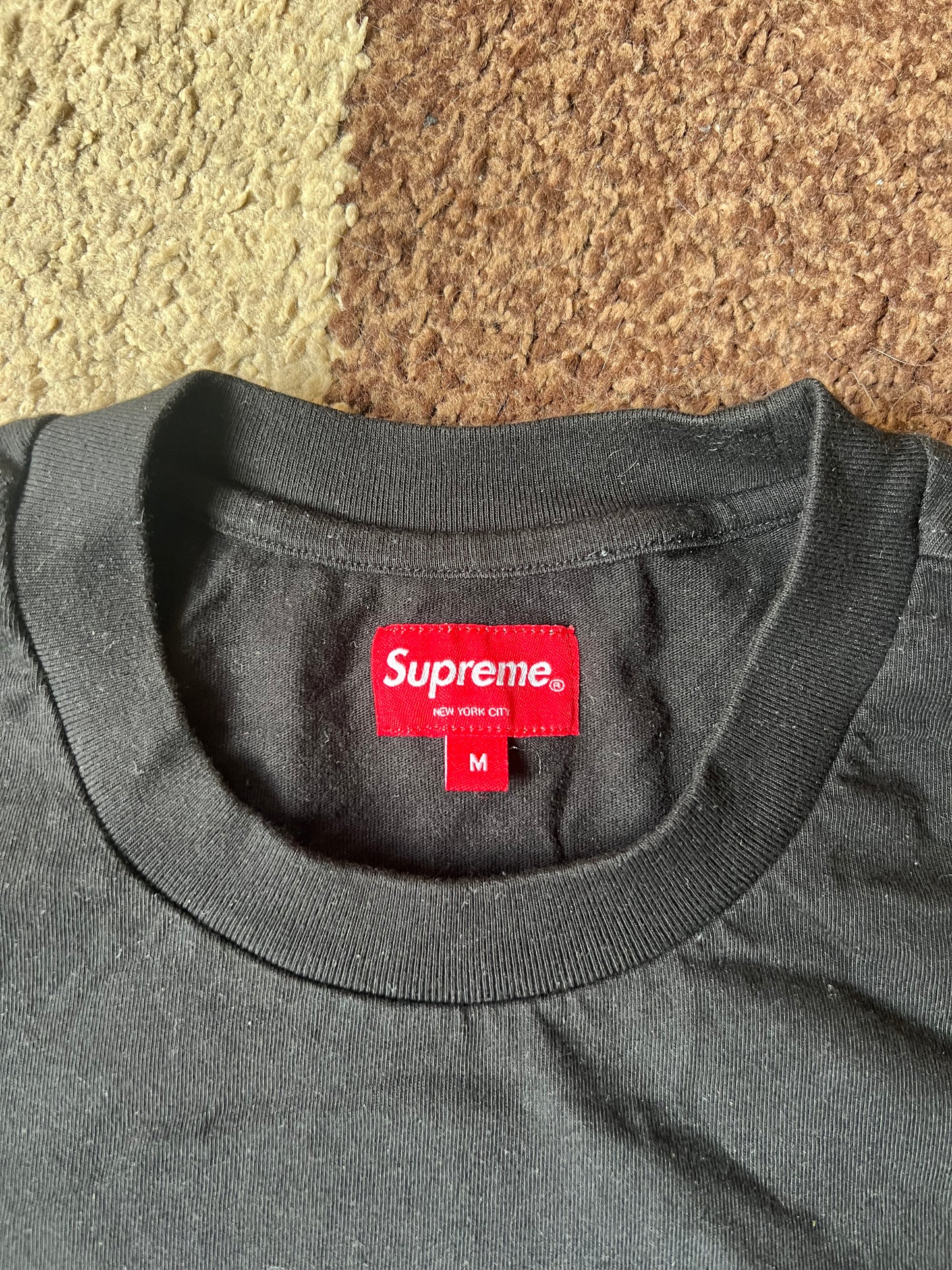 Supreme T-Shirt all black (M)