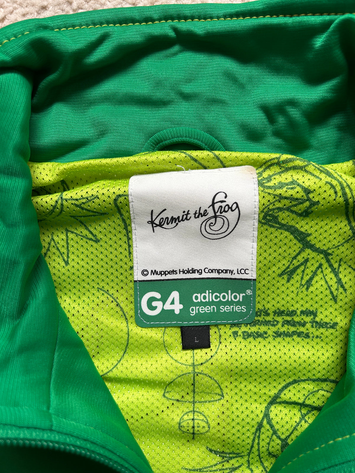 Adidas "Kermit the Frog" Jacket (L)