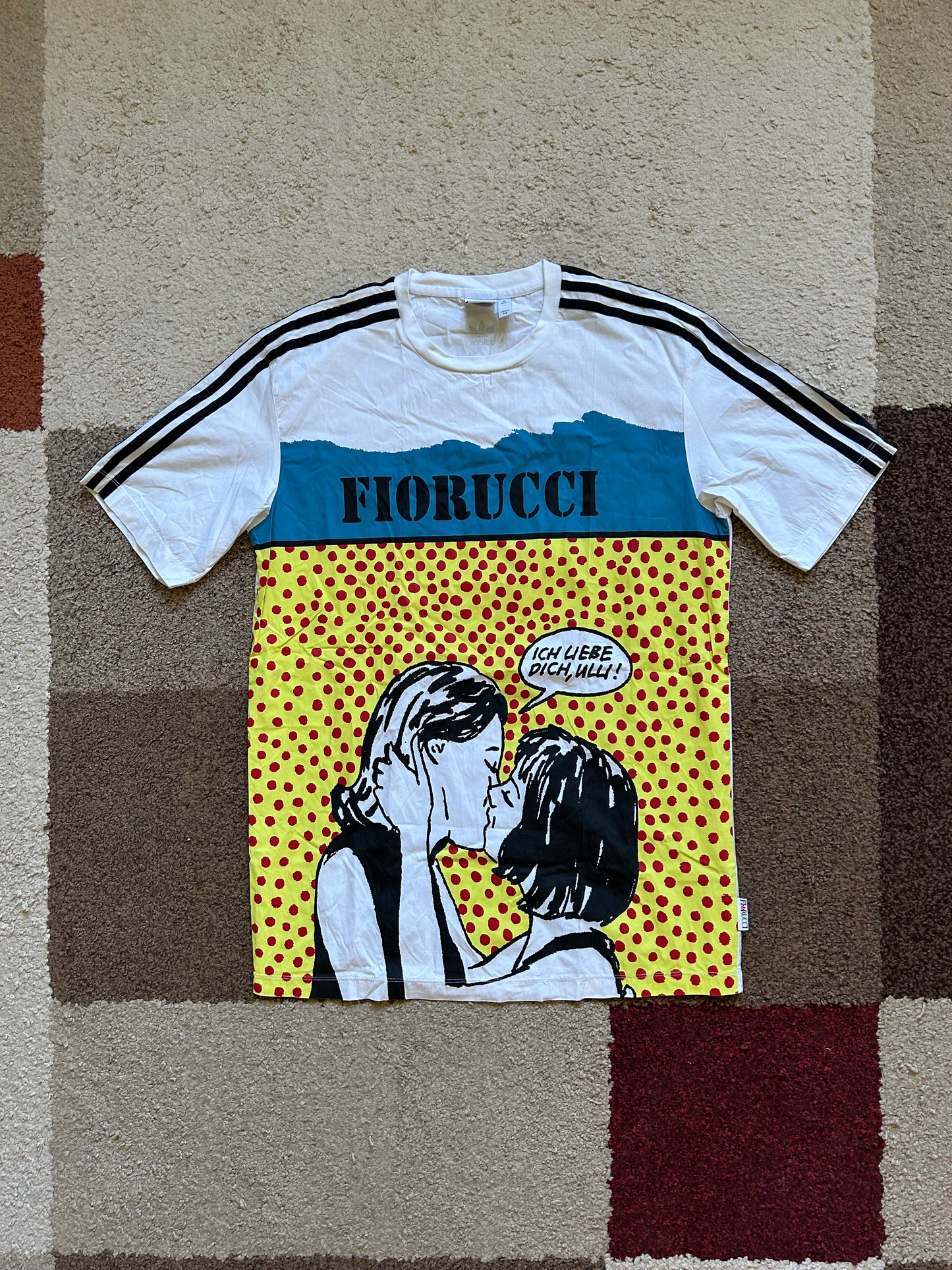 Adidas Fiorucci "ICH LIEBE DICH,ULLI!" T-Shirt (L)