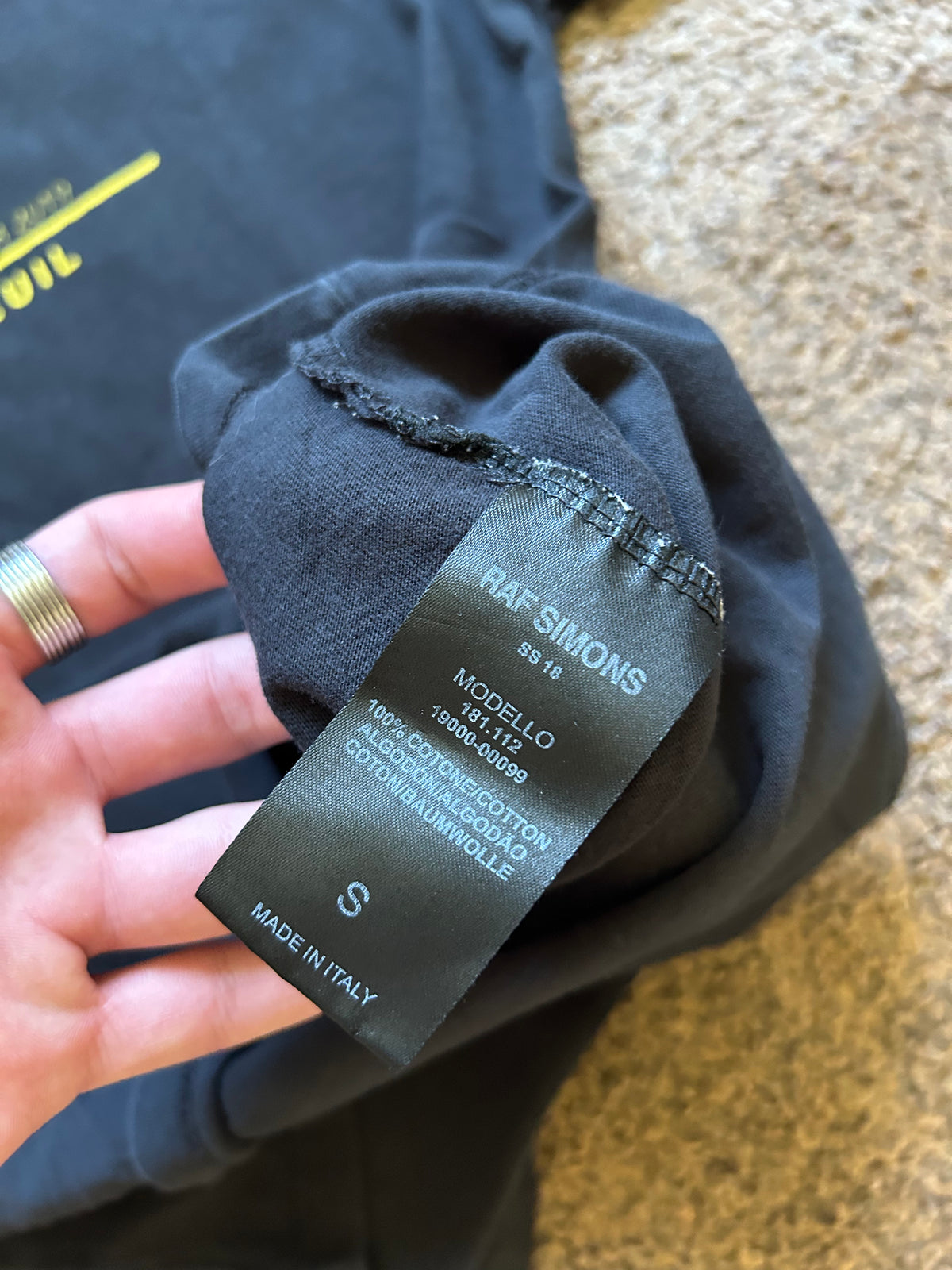 Raf Simons Modello SS18 T-Shirt (S)
