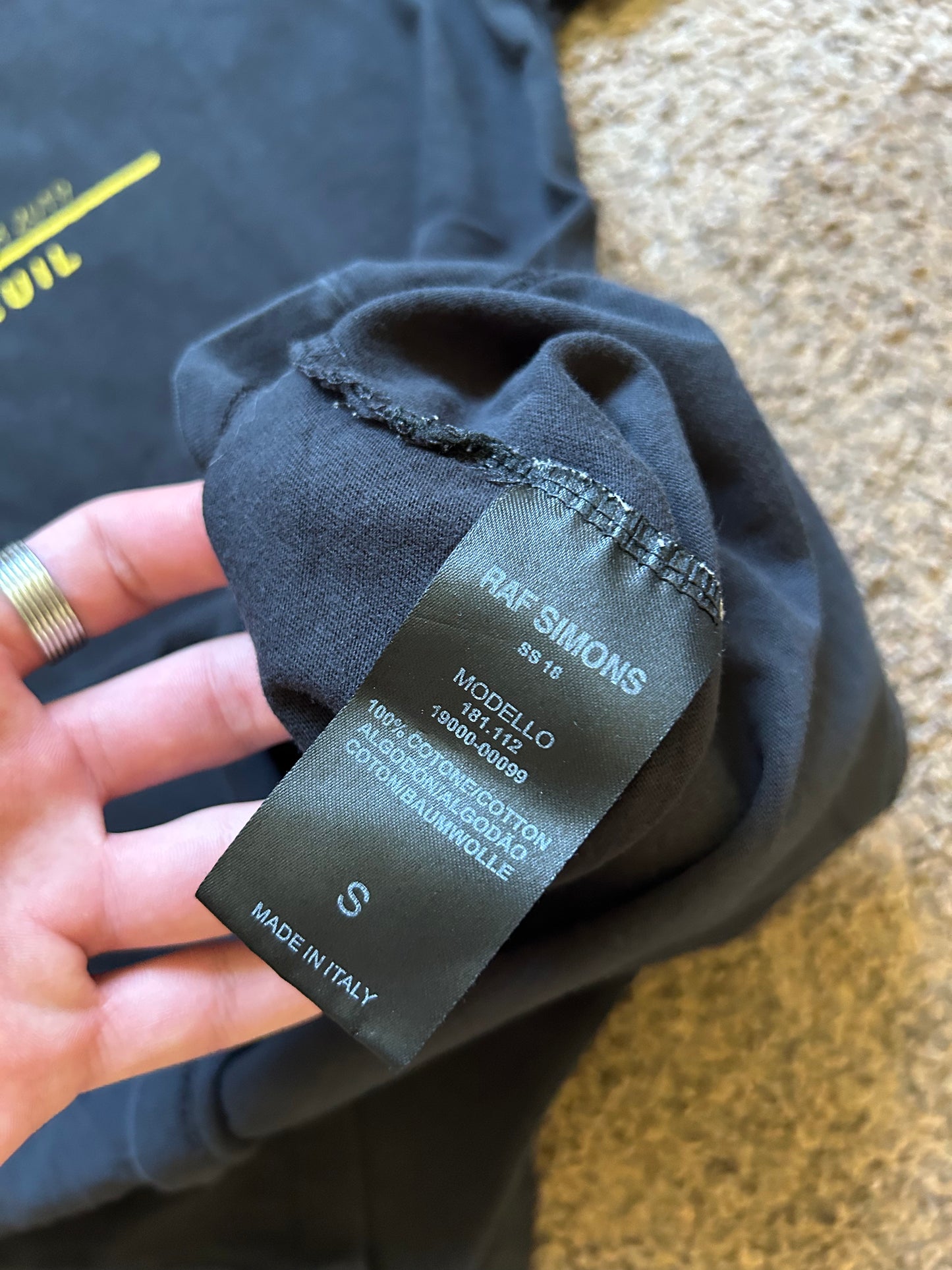 Raf Simons Modello SS18 T-Shirt (S)