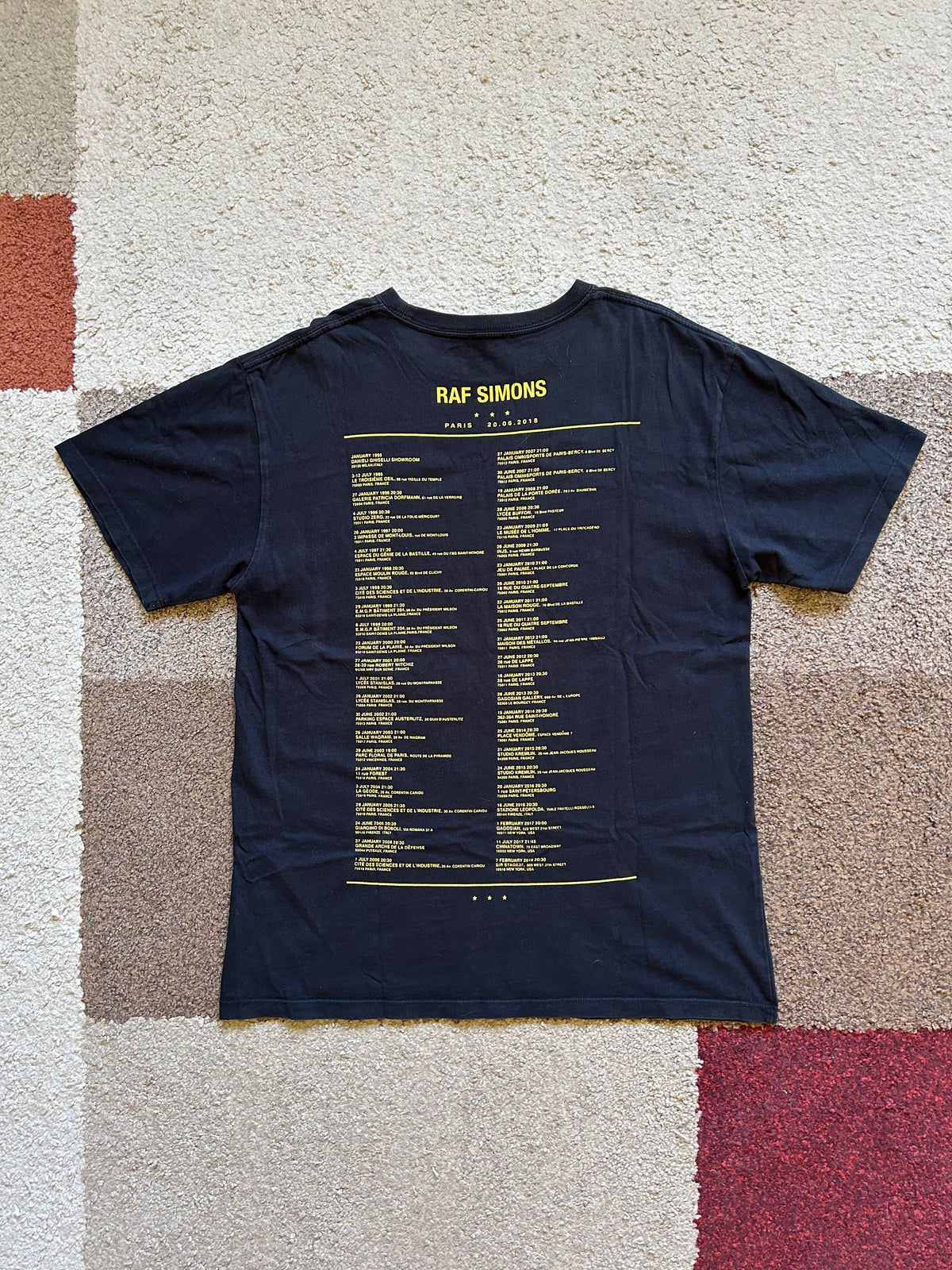 Raf Simons Modello SS18 T-Shirt (S)