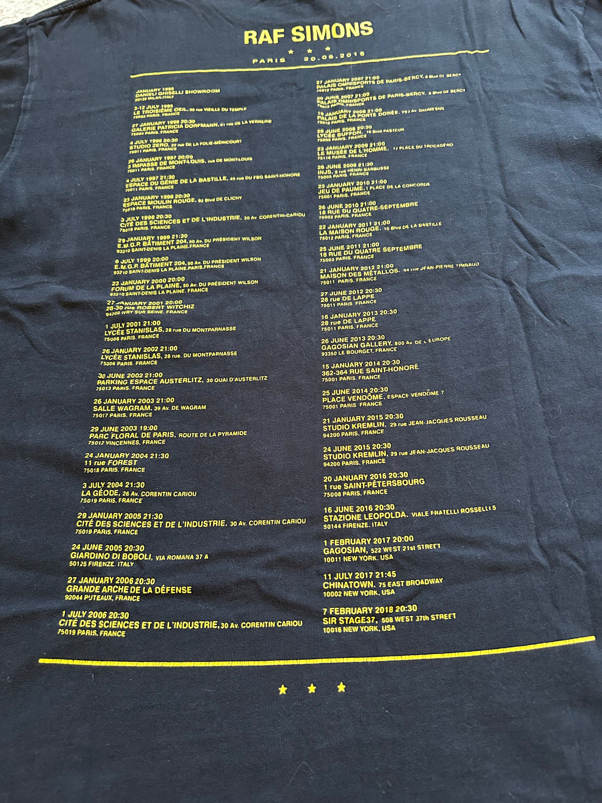 Raf Simons Modello SS18 T-Shirt (S)