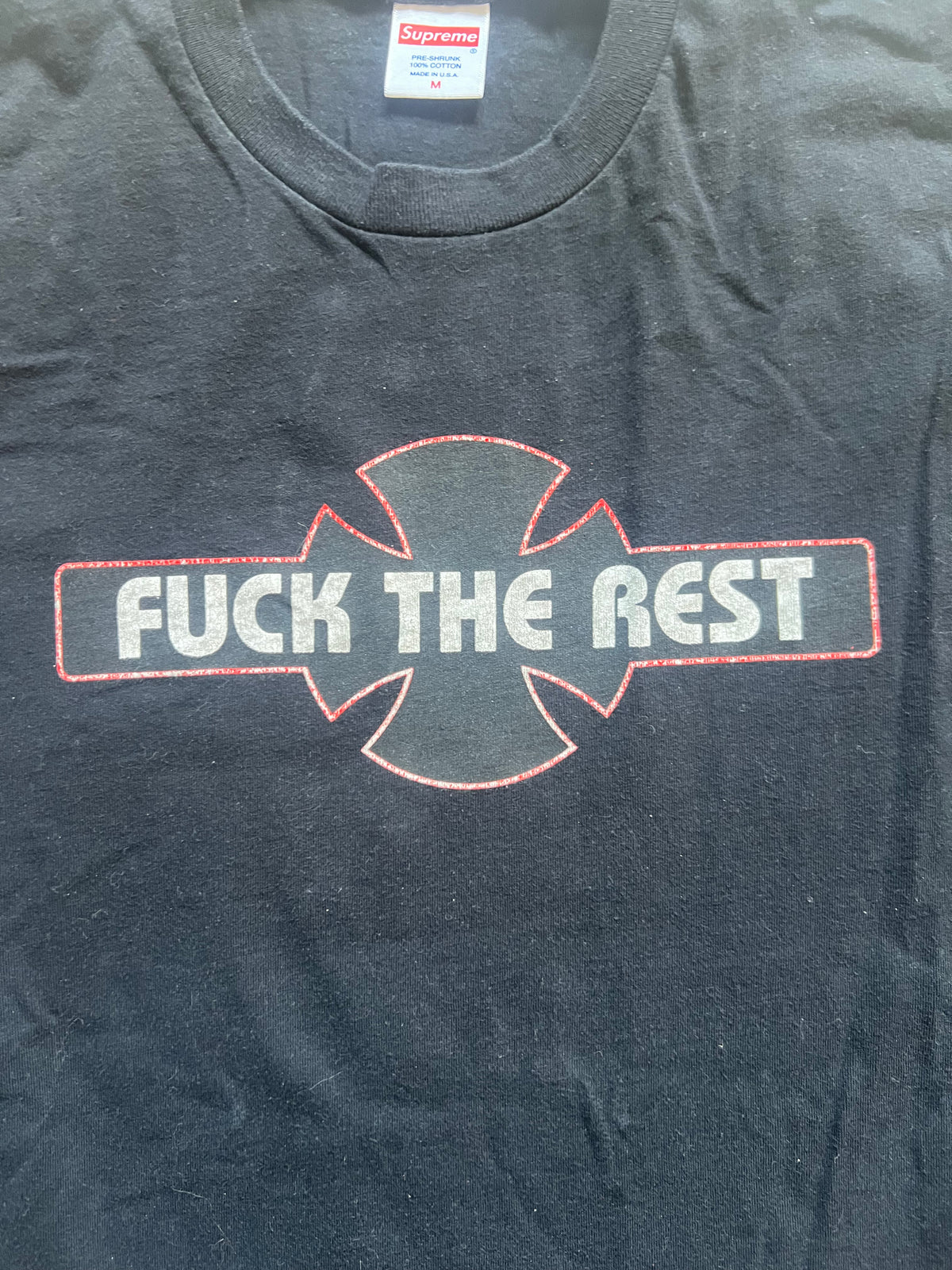 Supreme Longsleeve "FUCK THE REST" (M)