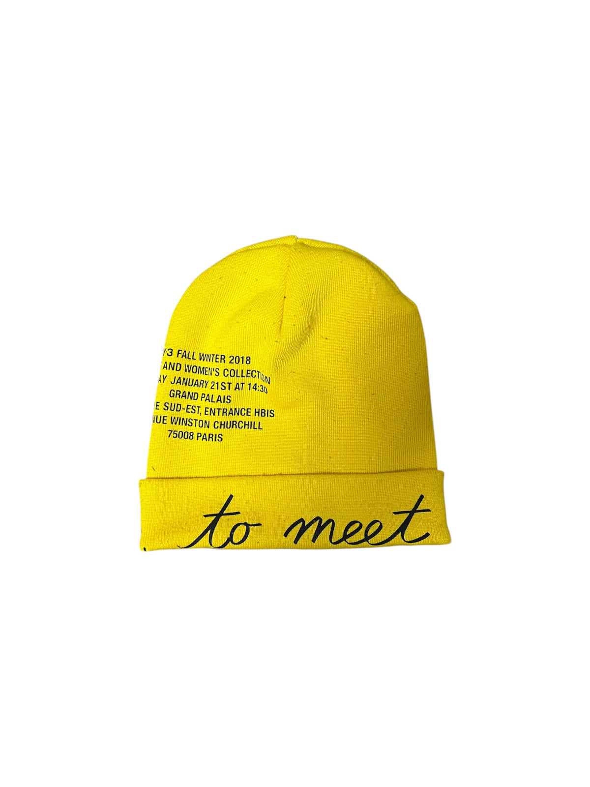 Y-3 Yohji Yamamoto Adidas Beanie